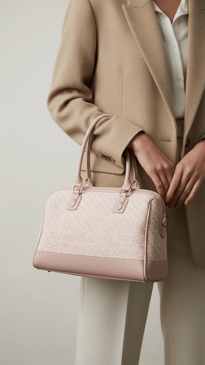 Pink Casual Hand Bag For Ladies P55833