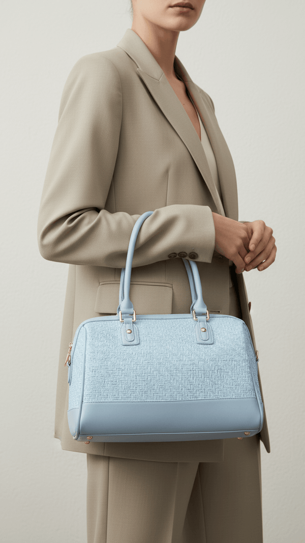 Sky Blue Casual Hand Bag For Ladies P55833