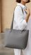Grey Casual Shoulder Bag For Women P55834