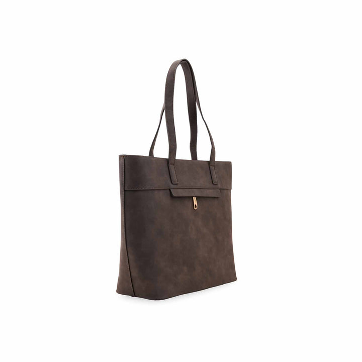 Brown Casual Shoulder Bag For Women P55834
