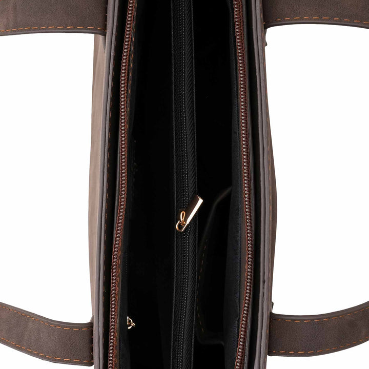 Brown Casual Shoulder Bag For Women P55834