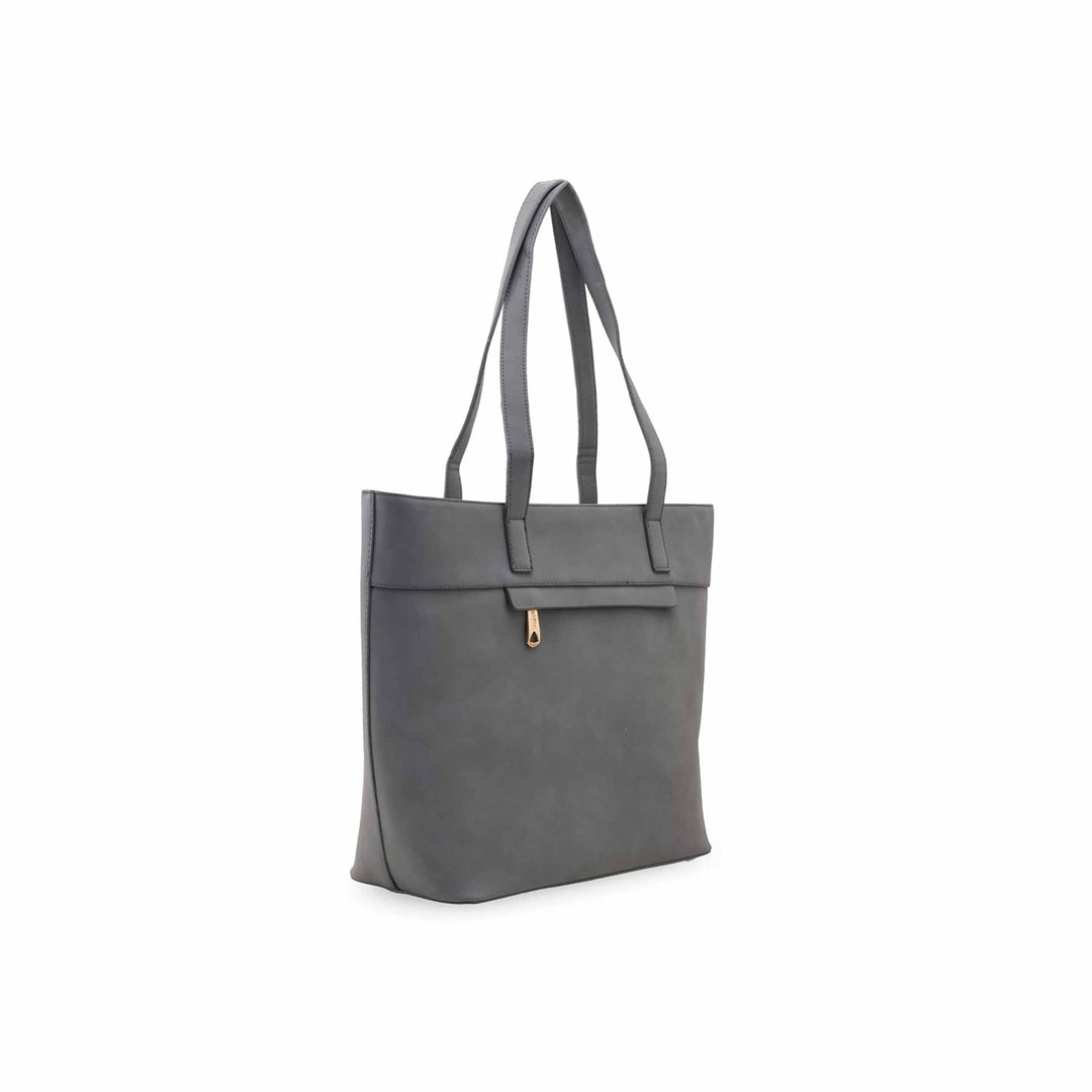 Grey Casual Shoulder Bag For Women P55834