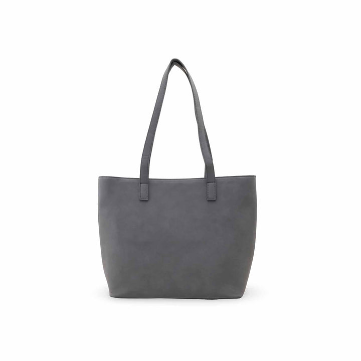 Grey Casual Shoulder Bag For Women P55834