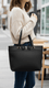 Black Casual Shoulder Bag For Women P55836