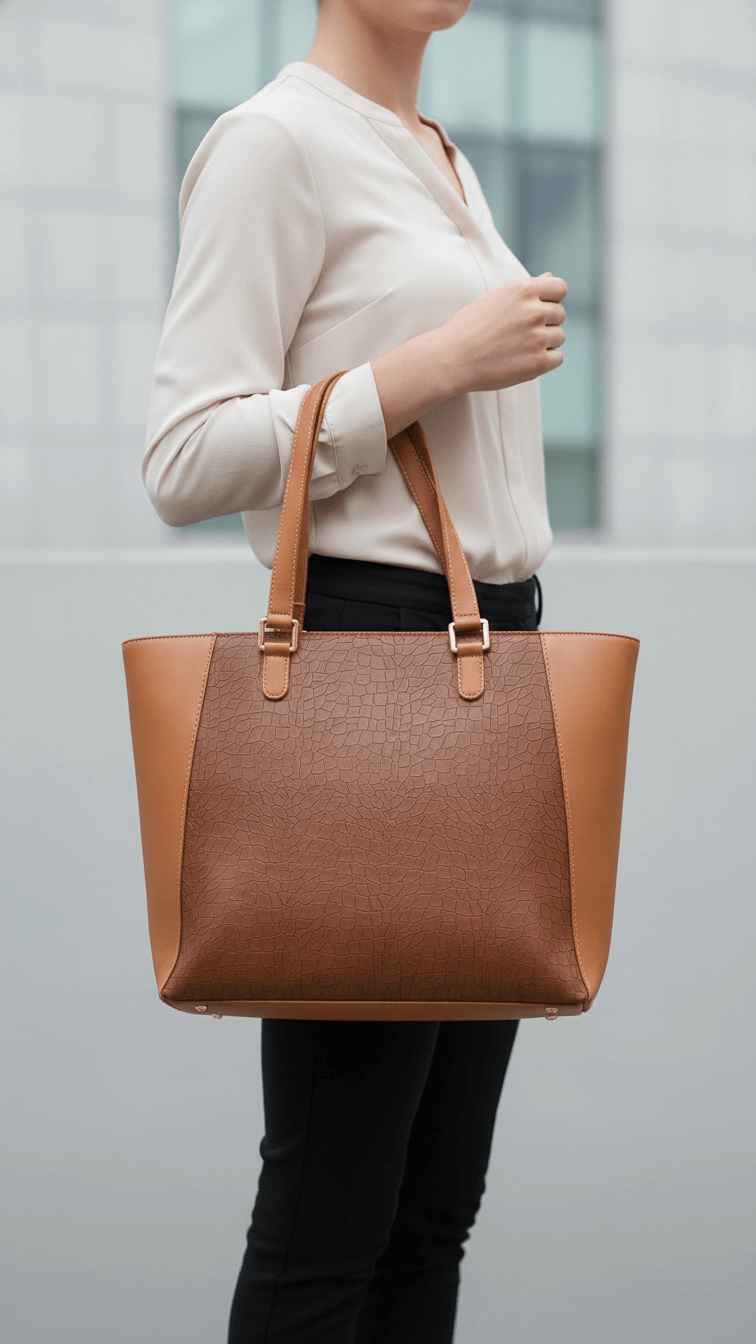 Brown Casual Shoulder Bag For Women P55837