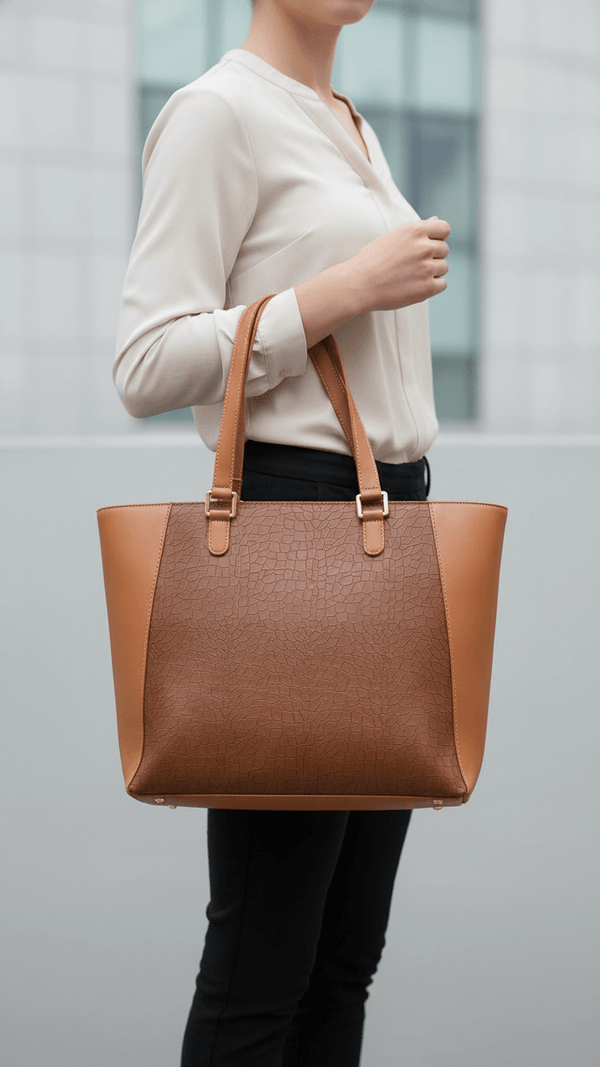 Brown Casual Shoulder Bag For Women P55837