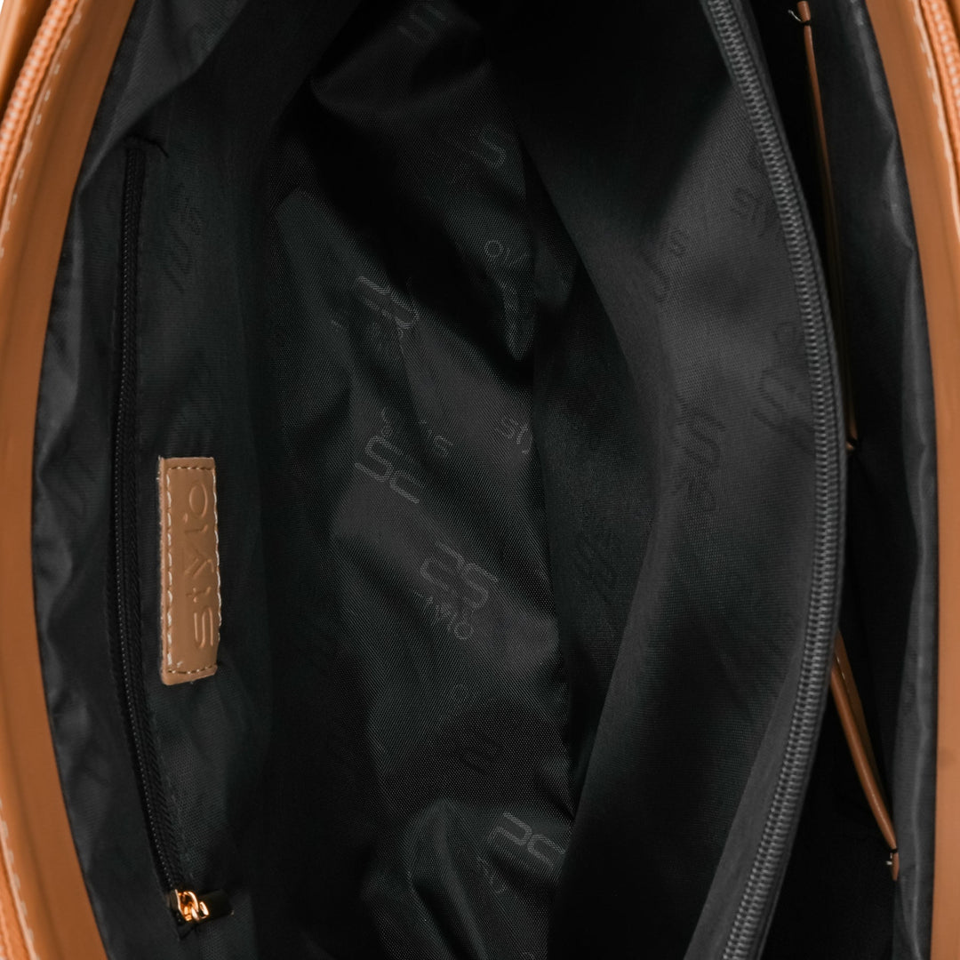 Brown Casual Shoulder Bag For Women P55837