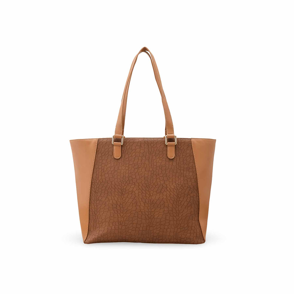 Brown Casual Shoulder Bag For Women P55837