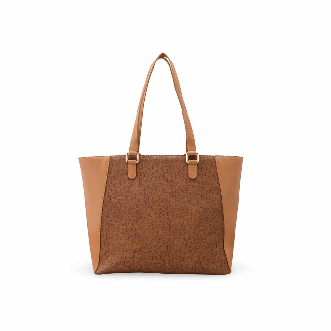 Brown Casual Shoulder Bag For Women P55837