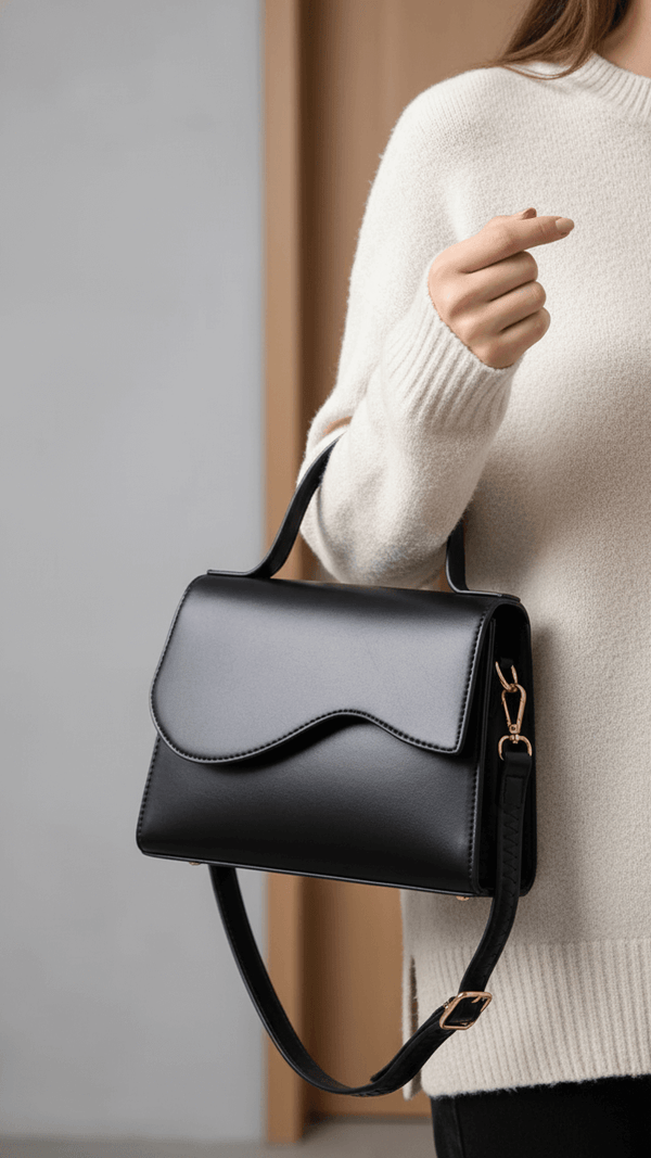 Black Formal Shoulder Bag For Ladies P55839