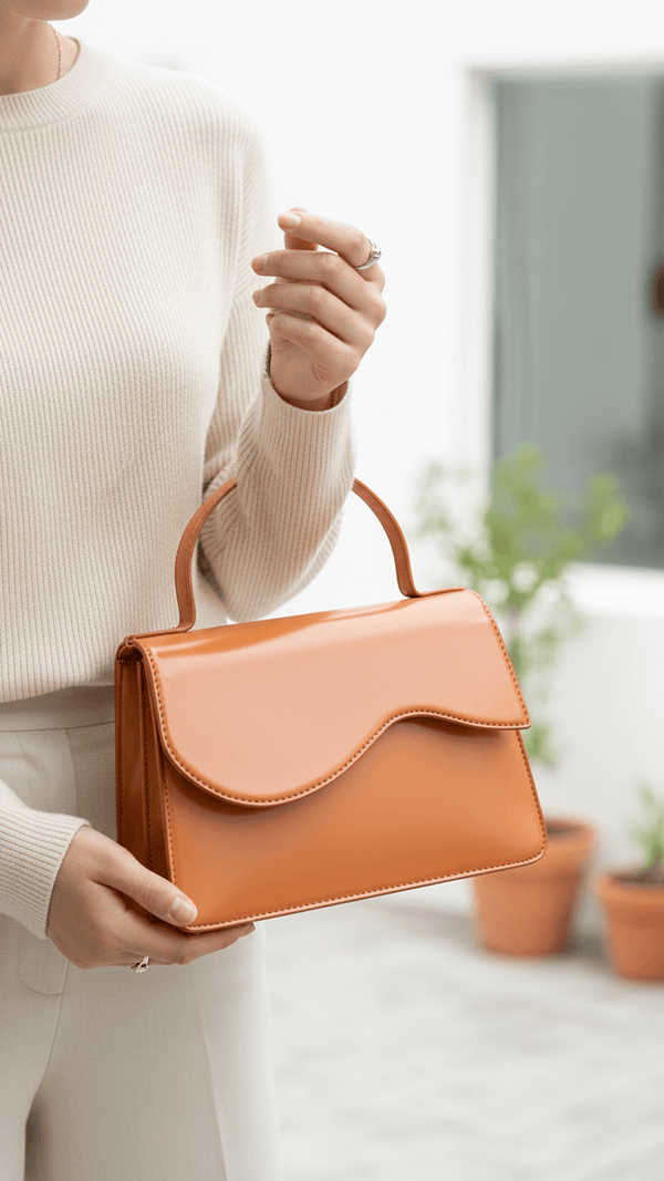 Brown Formal Shoulder Bags P55839