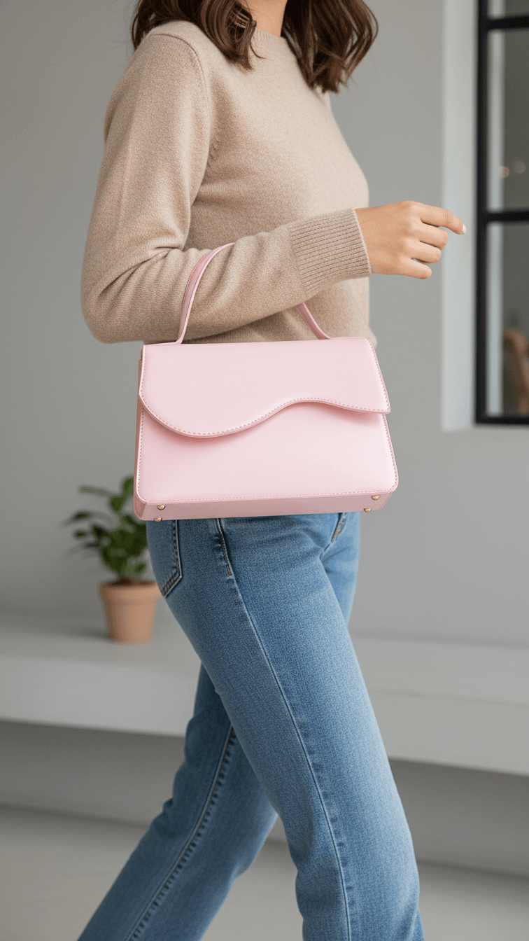 Pink Formal Shoulder Bags P55839