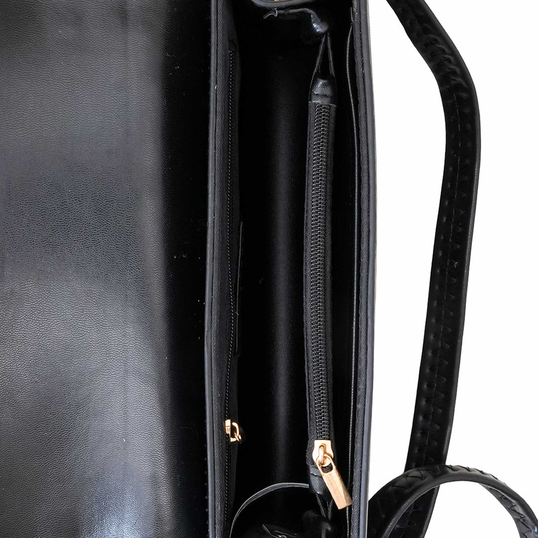 Black Formal Shoulder Bag For Ladies P55839