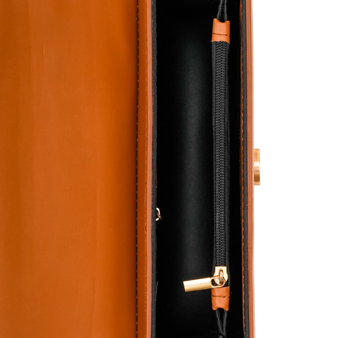 Brown Formal Shoulder Bags P55839