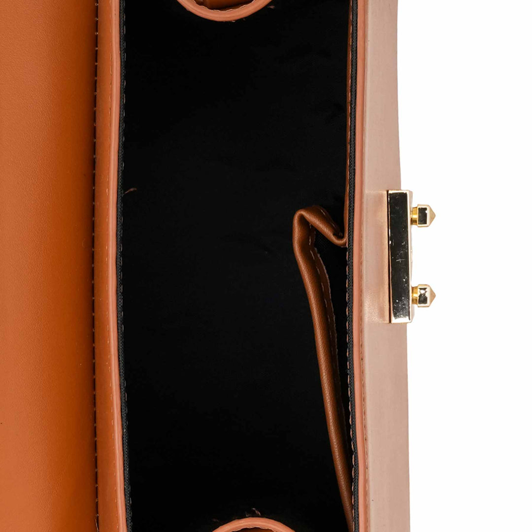 Mustard Formal Shoulder Bag For Ladies P55840