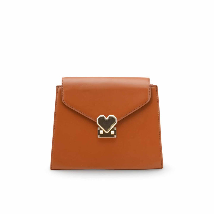 Mustard Formal Shoulder Bag For Ladies P55840