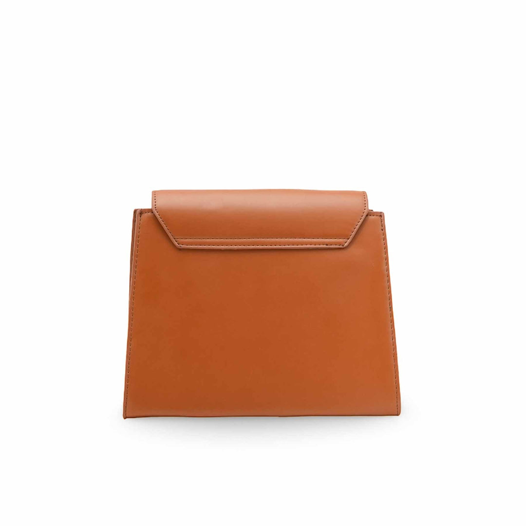 Mustard Formal Shoulder Bag For Ladies P55840