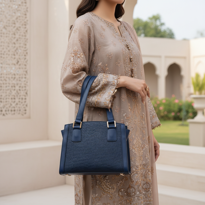 Blue Casual Hand Bag For Women P55841