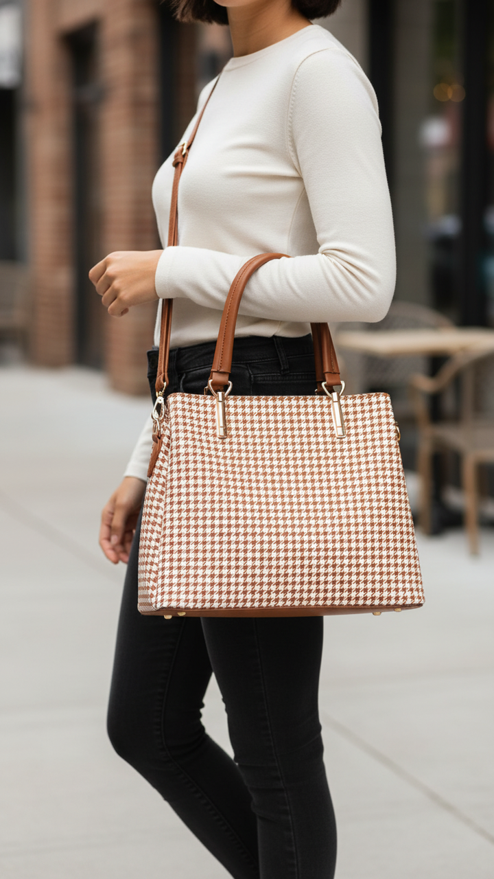 Mustard Formal Hand Bag For Women P55843