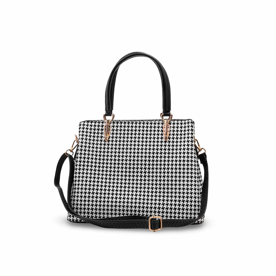 Blkwht Formal Hand Bag For Women P55843