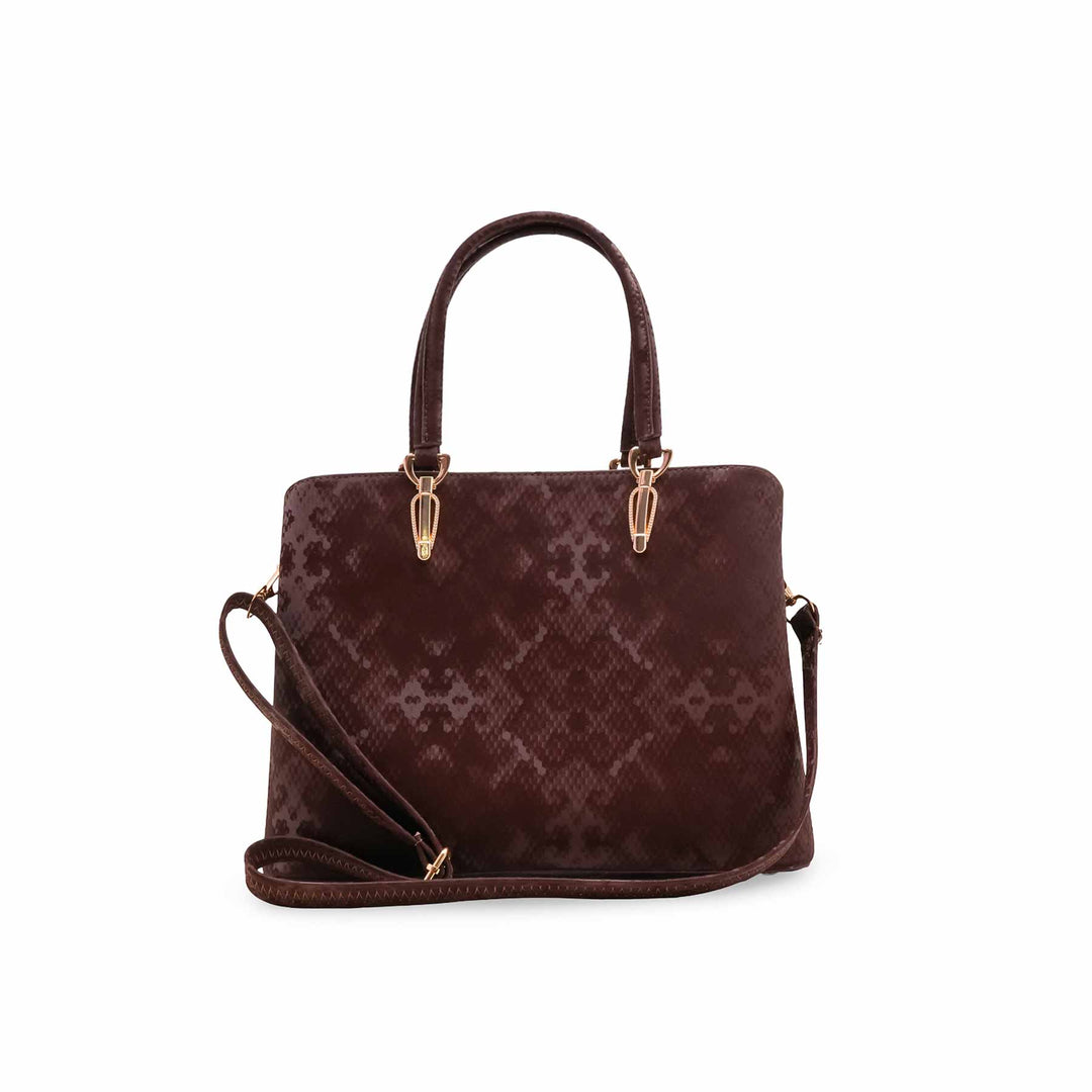 Brown Formal Hand Bag For Women P55844
