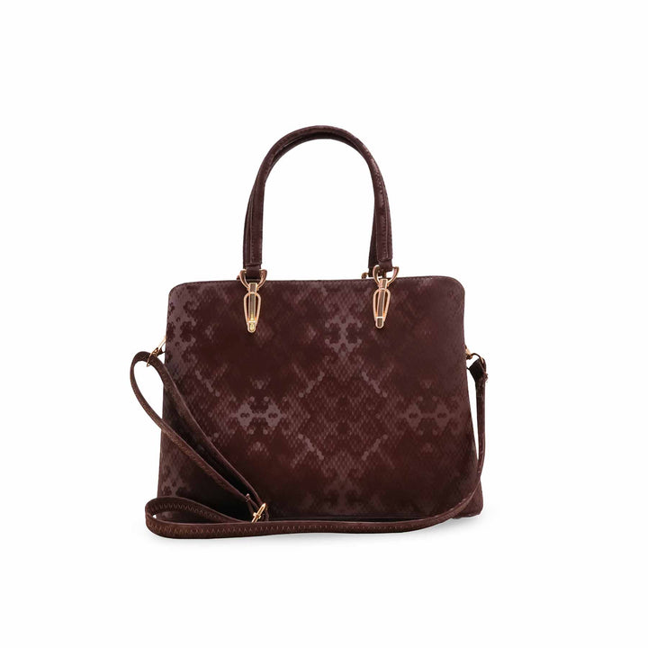 Brown Formal Hand Bag For Women P55844