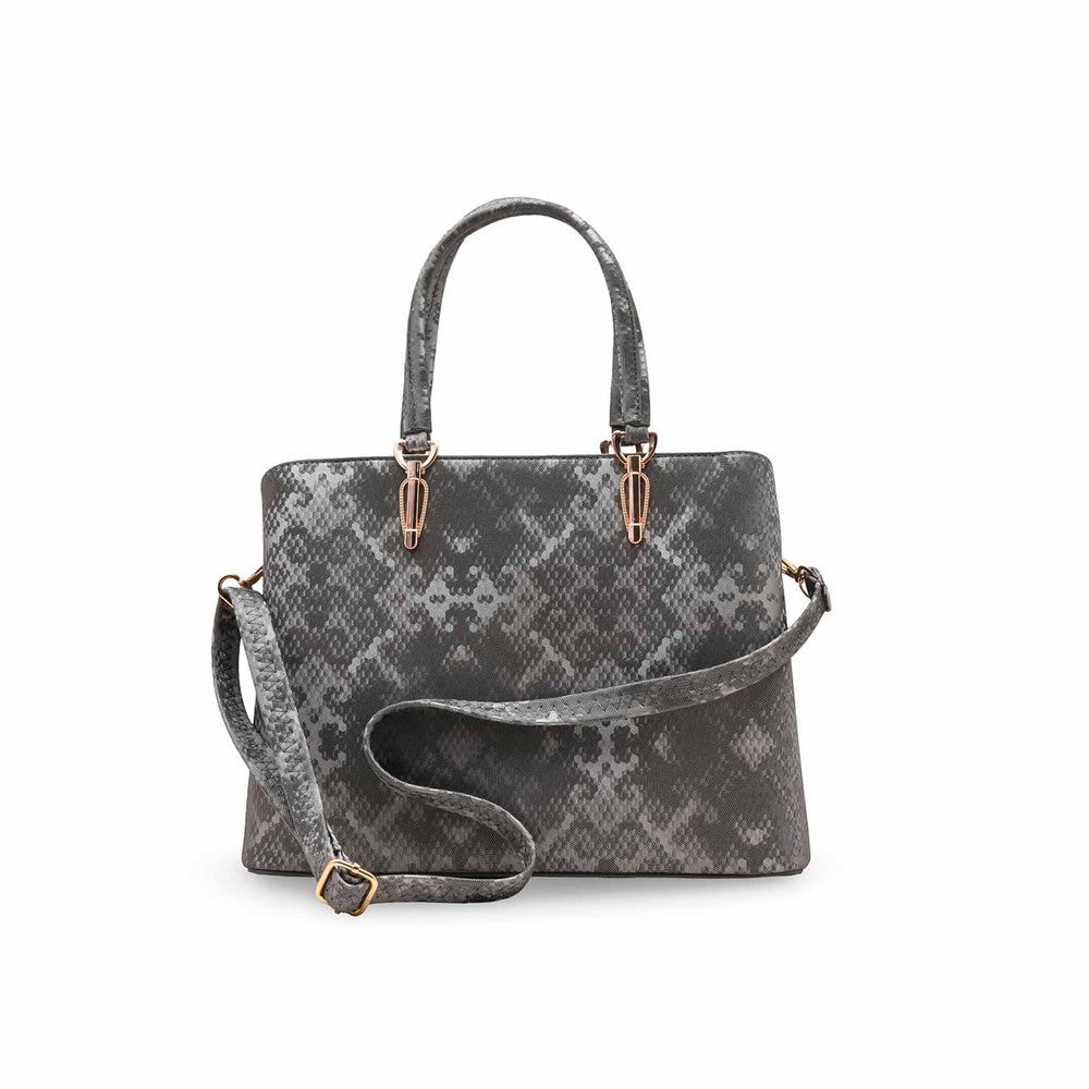 Grey Formal Hand Bag For Women P55844