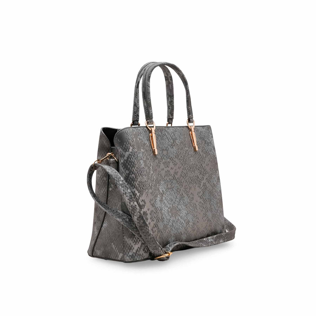 Grey Formal Hand Bag For Women P55844