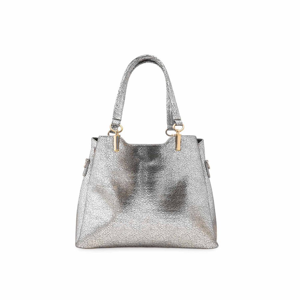 Silver Hand Bag For Women P55845