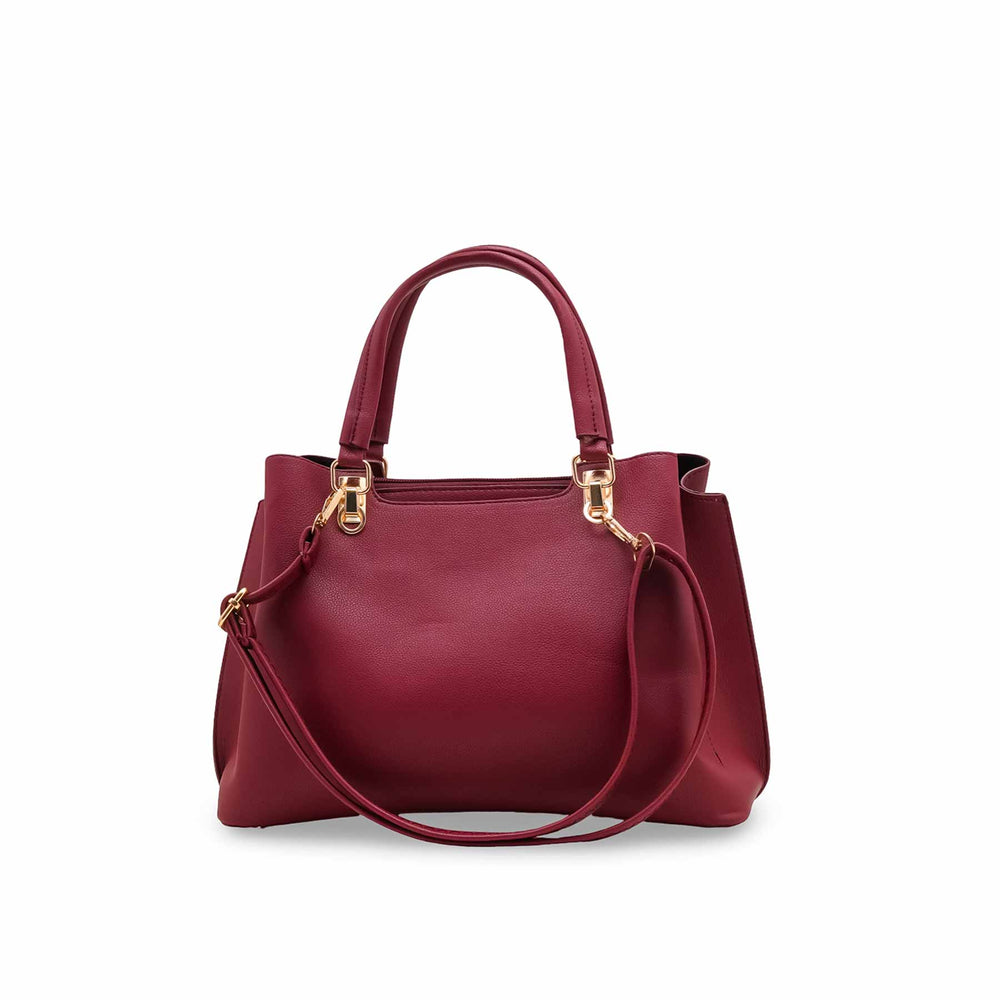 Maroon Formal Hand Bag For Women P55847