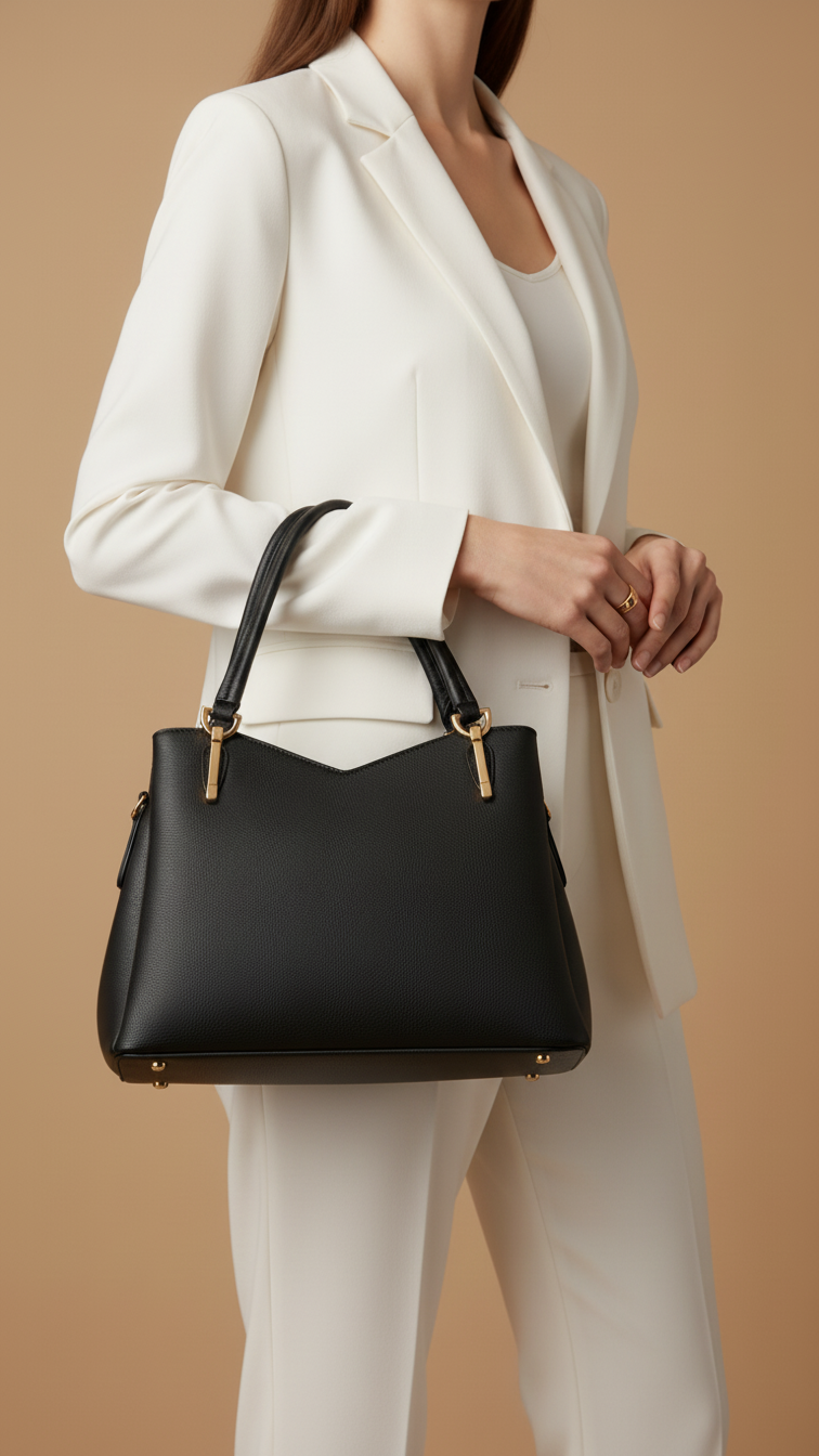 Black Formal Hand Bag For Ladies P55848