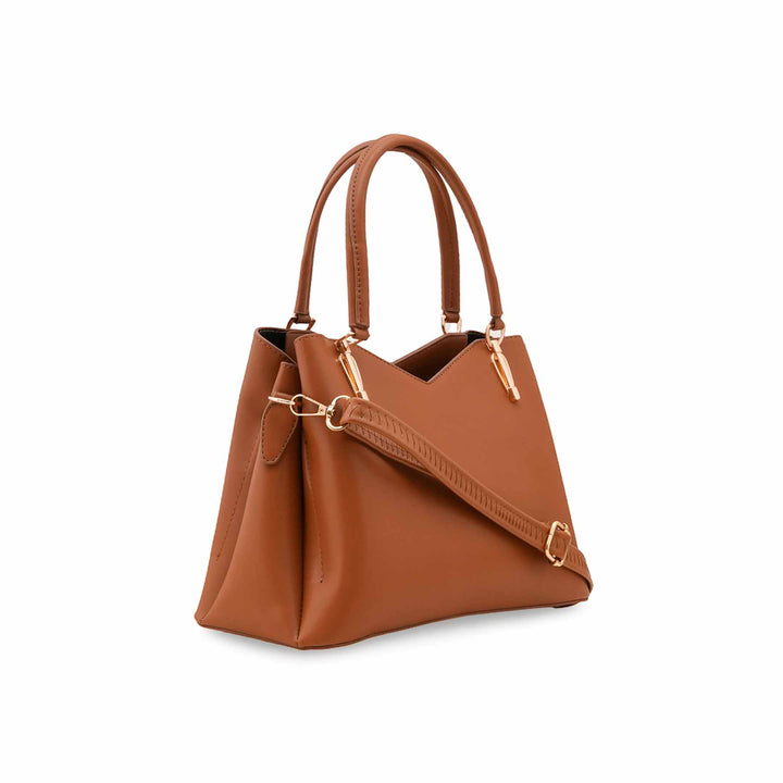 Mustard Formal Hand Bag For Women P55848