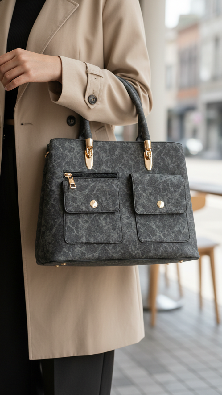 Green Formal Hand Bag For Women P55850