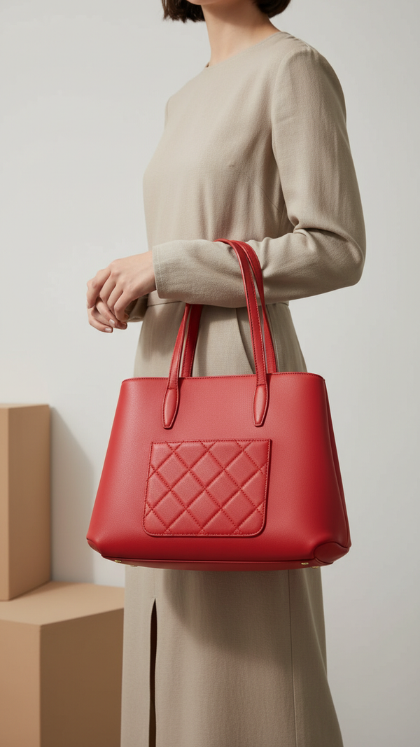 Red Casual Shoulder Bag For Women P55852