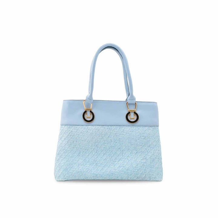 Sky Blue Casual Shoulder Bag For Women P55854