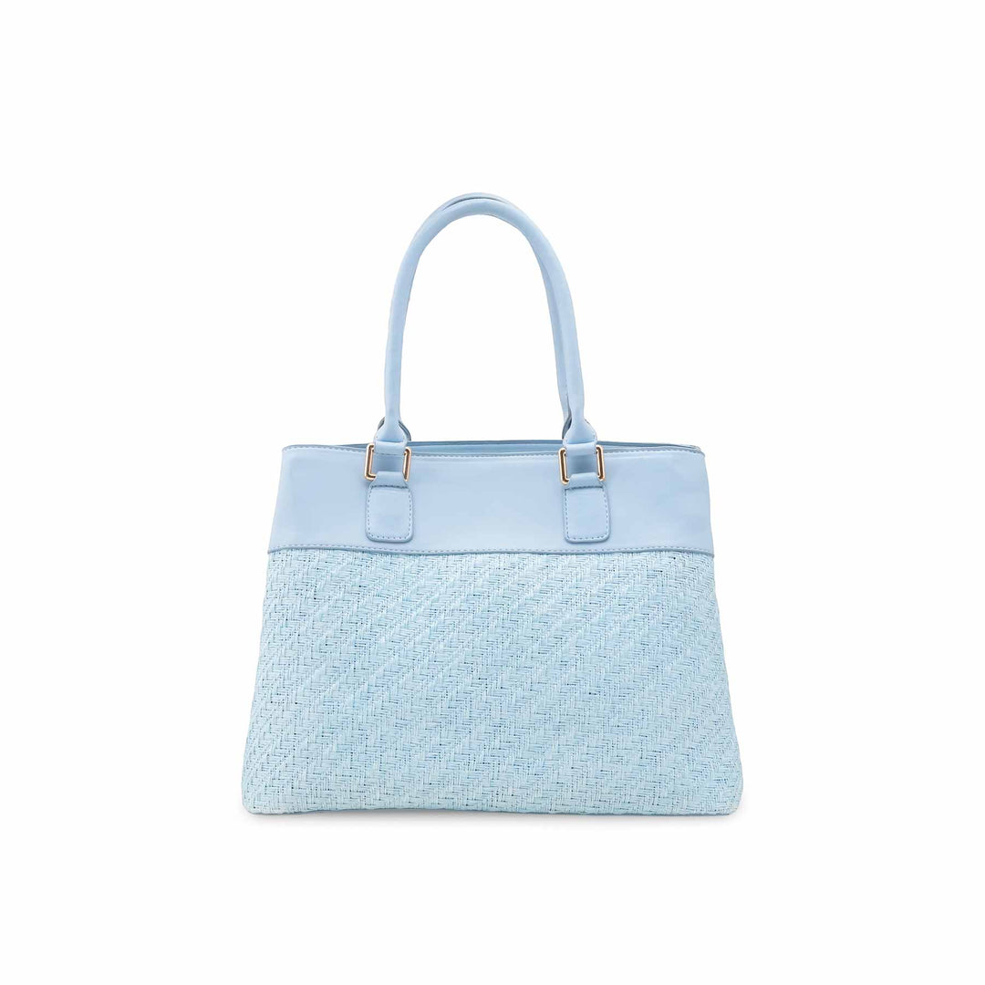 Sky Blue Casual Shoulder Bag For Women P55854