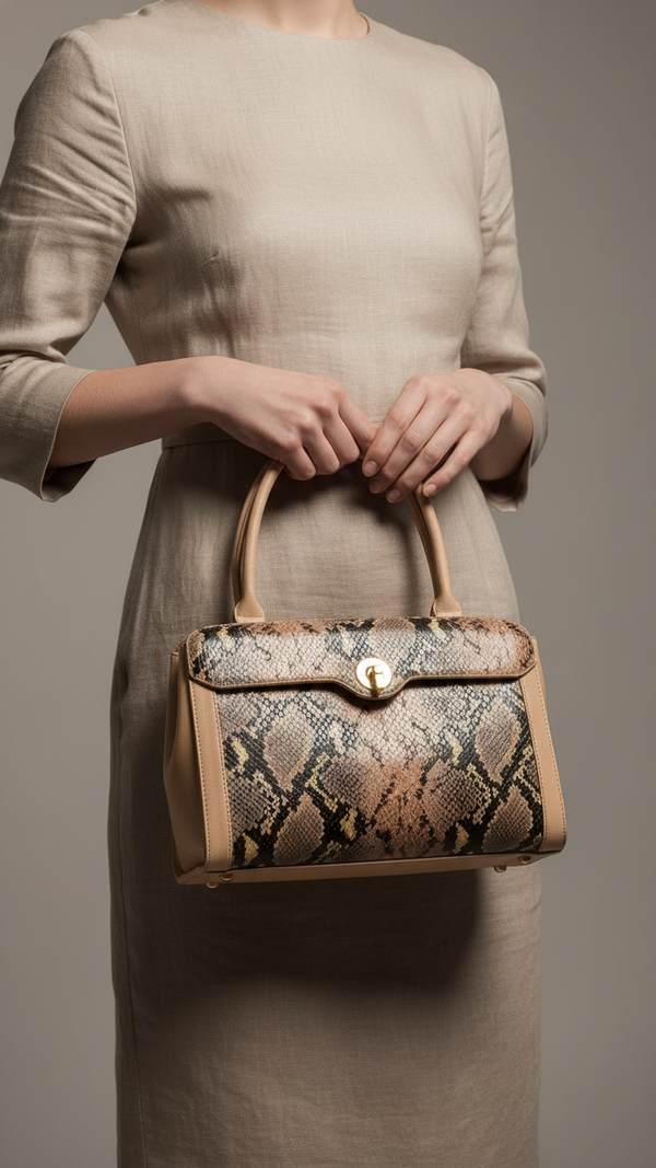 Brown Formal Hand Bag For Ladies P55855