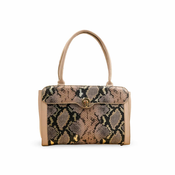 Brown Formal Hand Bag For Ladies P55855