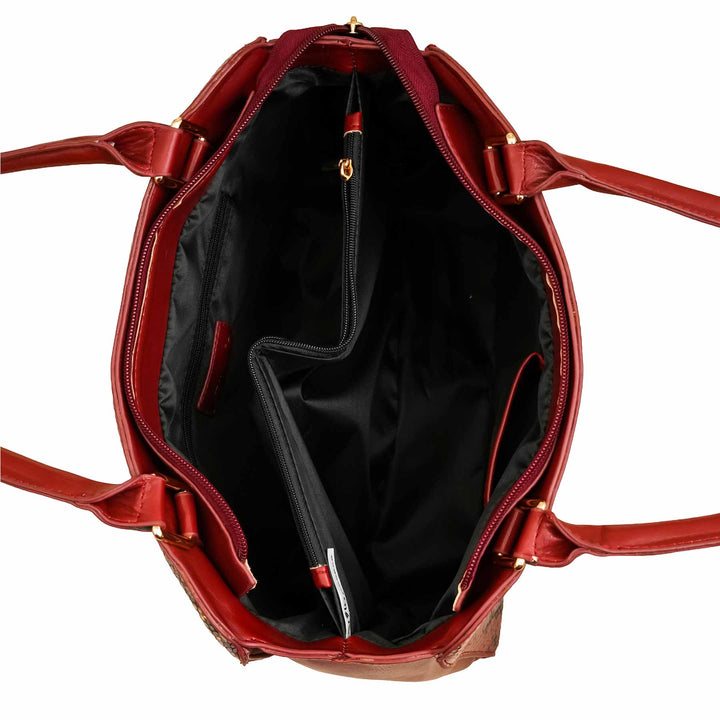 Red Formal Hand Bag For Ladies P55855