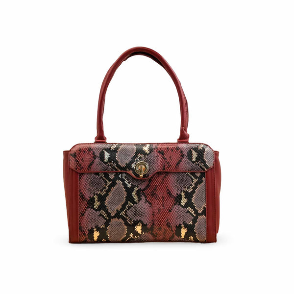 Red Formal Hand Bag For Ladies P55855