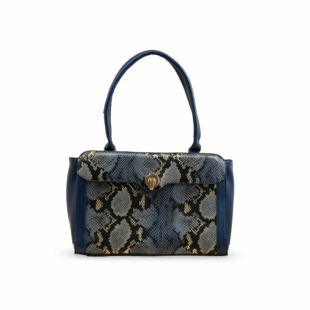 Navy Formal Hand Bag For Ladies P55855