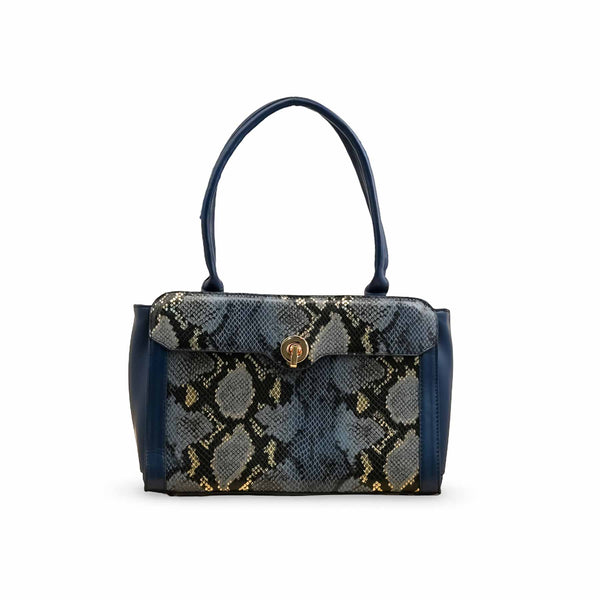 Navy Formal Hand Bag For Ladies P55855