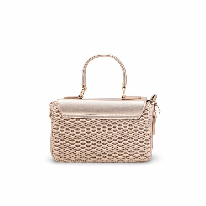 Golden Formal Shoulder Bag For Ladies P55856