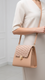 Beige Formal Shoulder Bag For Ladies P55857