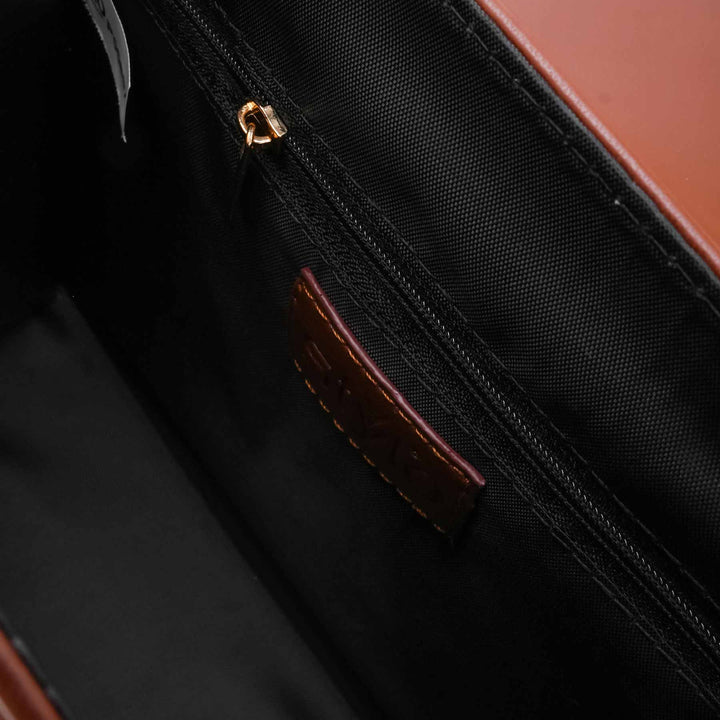 Brown Formal Shoulder Bag For Ladies P55857