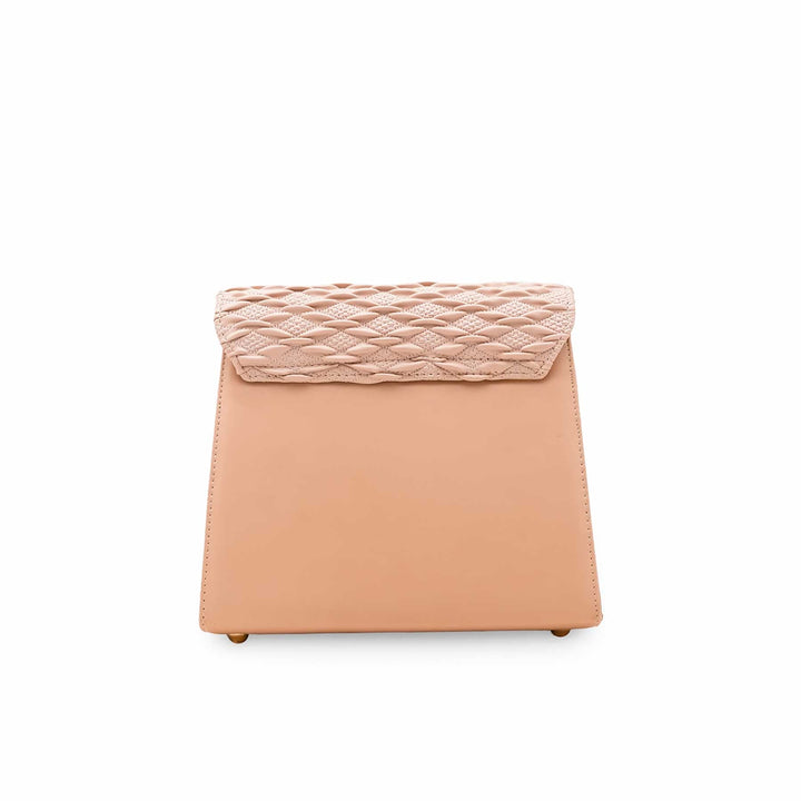 Beige Formal Shoulder Bag For Ladies P55857