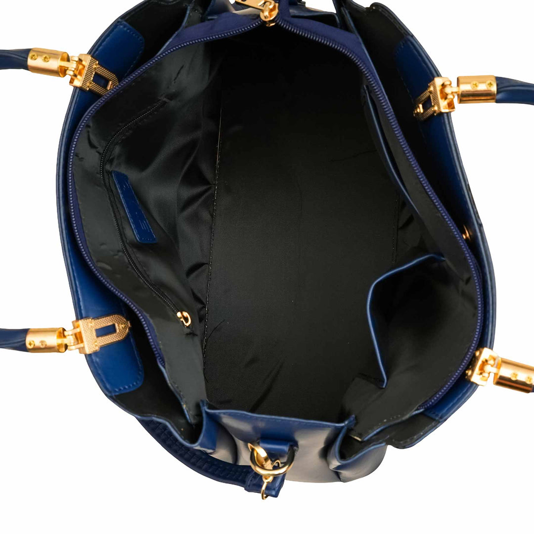 Navy Formal Hand Bag For Ladies P55858