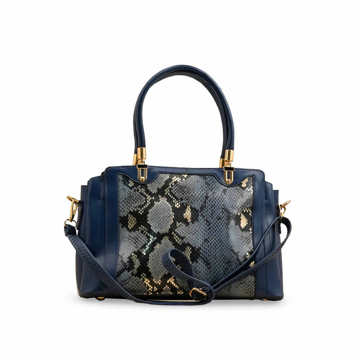 Navy Formal Hand Bag For Ladies P55858