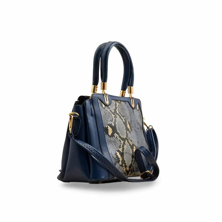 Navy Formal Hand Bag For Ladies P55858