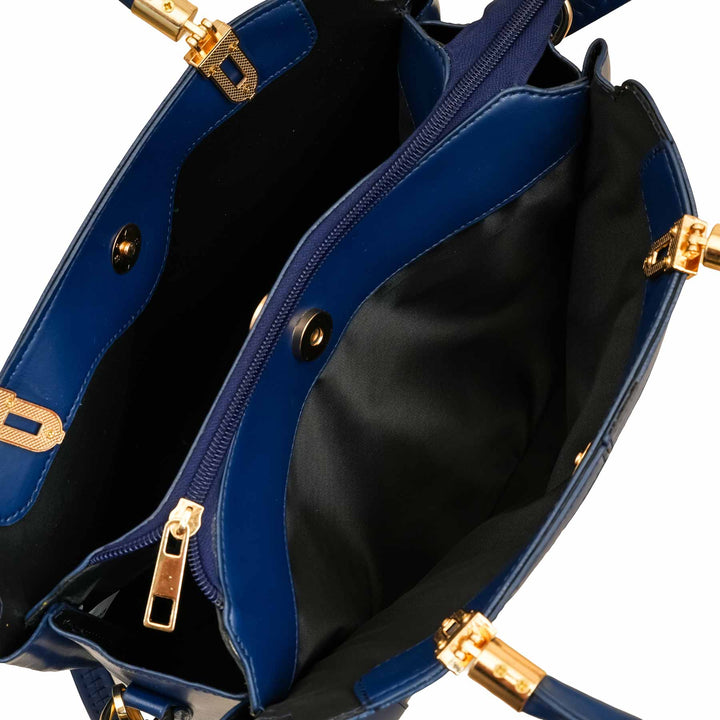 Navy Formal Hand Bag For Ladies P55858